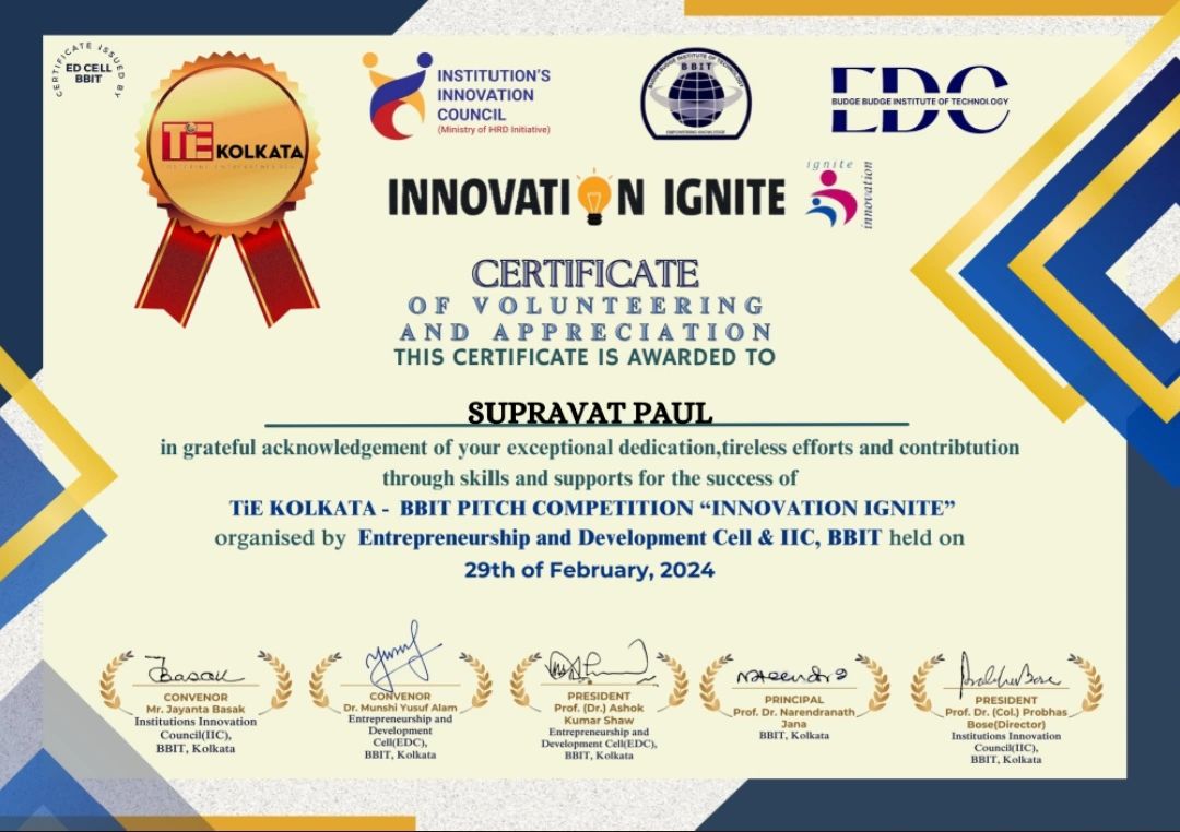 Certificate 3