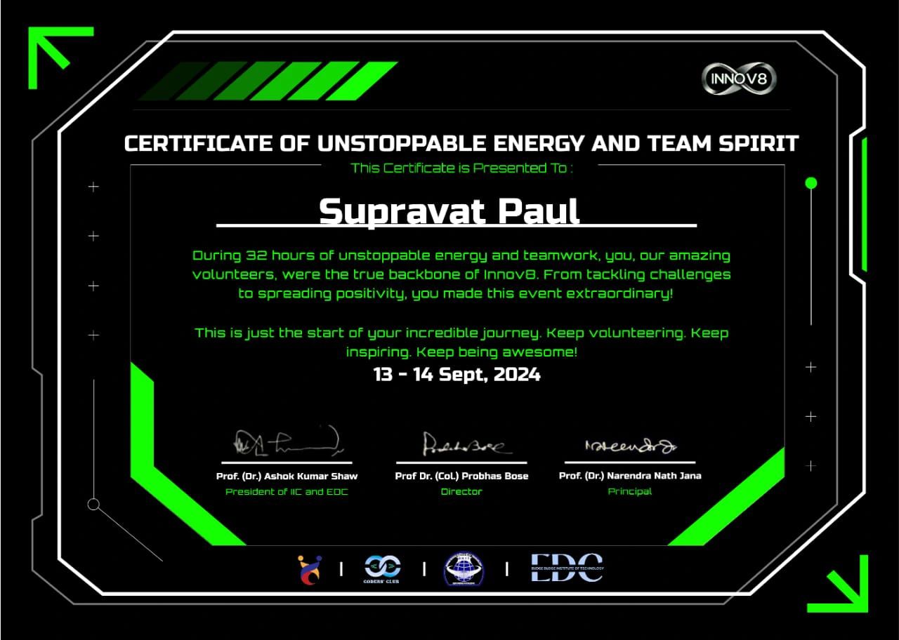 Certificate 3